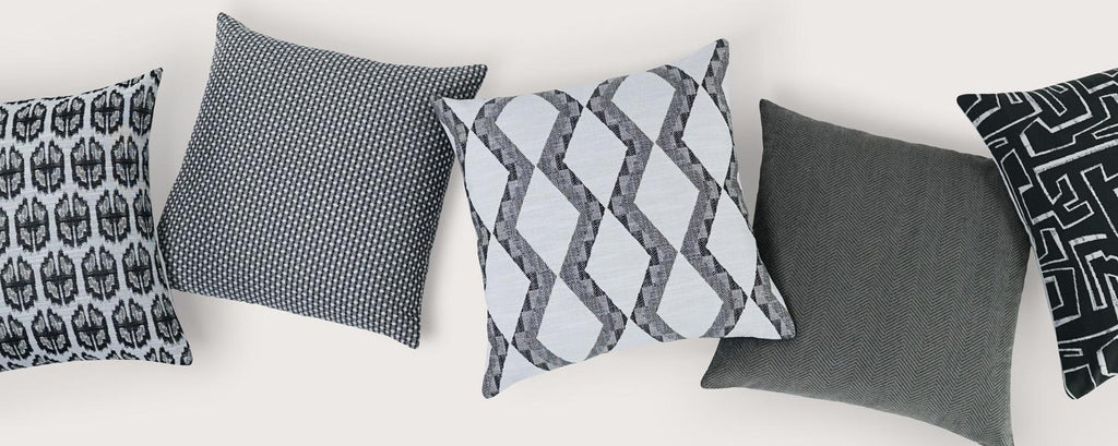 D.V. Kap Home Dot Dash Grey 22" x 22" Pillow Cover