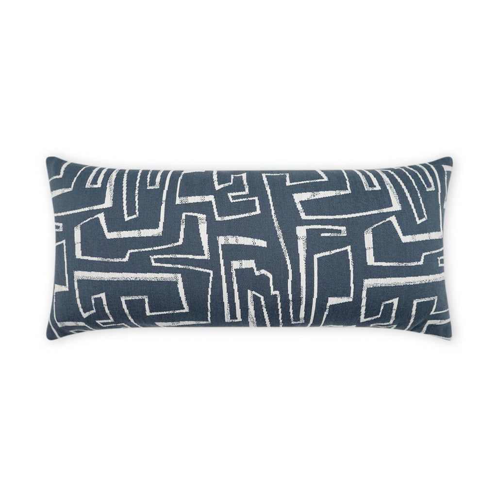 D.V. Kap Home Theon Lumbar Blue 12" x 24" Pillow Cover