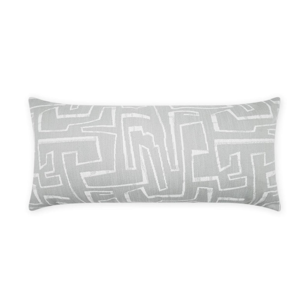 D.V. Kap Home Theon Lumbar Grey 12" x 24" Pillow Cover