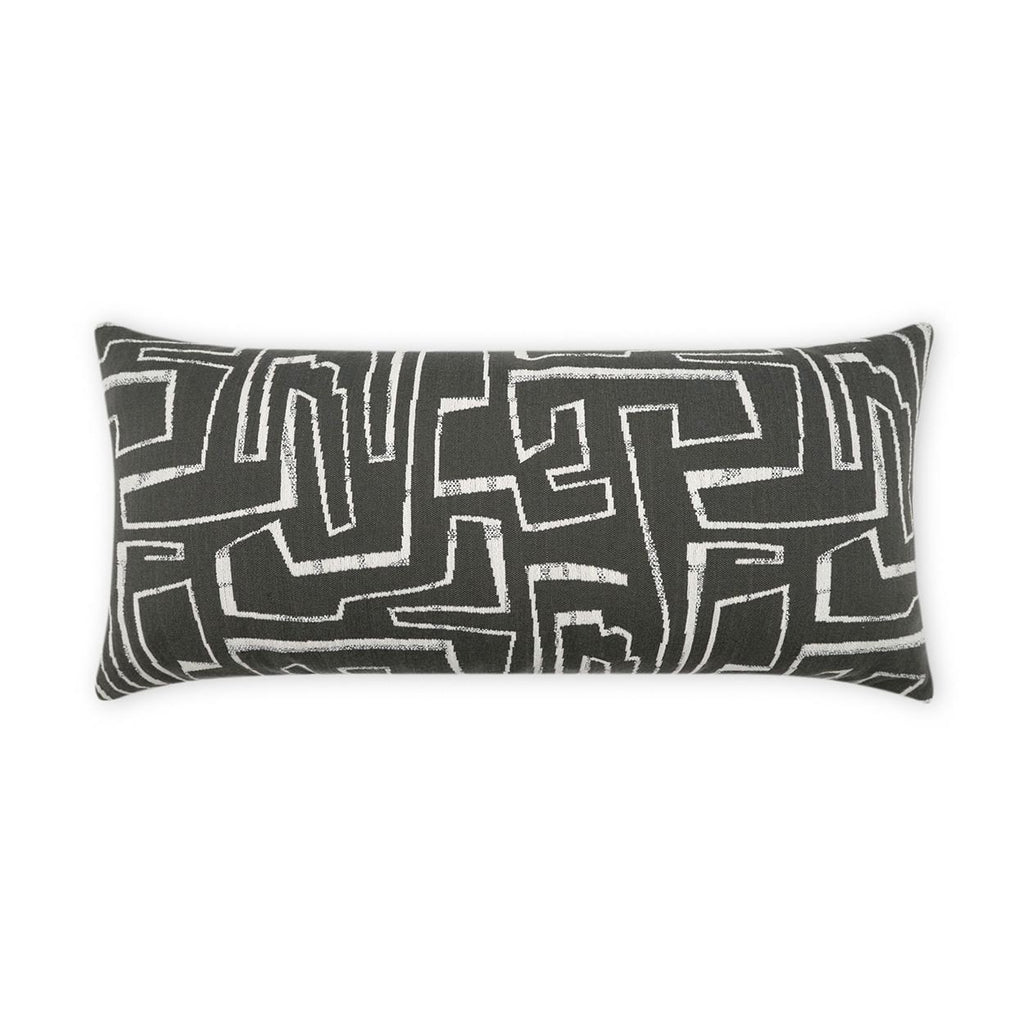 D.V. Kap Home Theon Lumbar Onyx 12" x 24" Pillow Cover