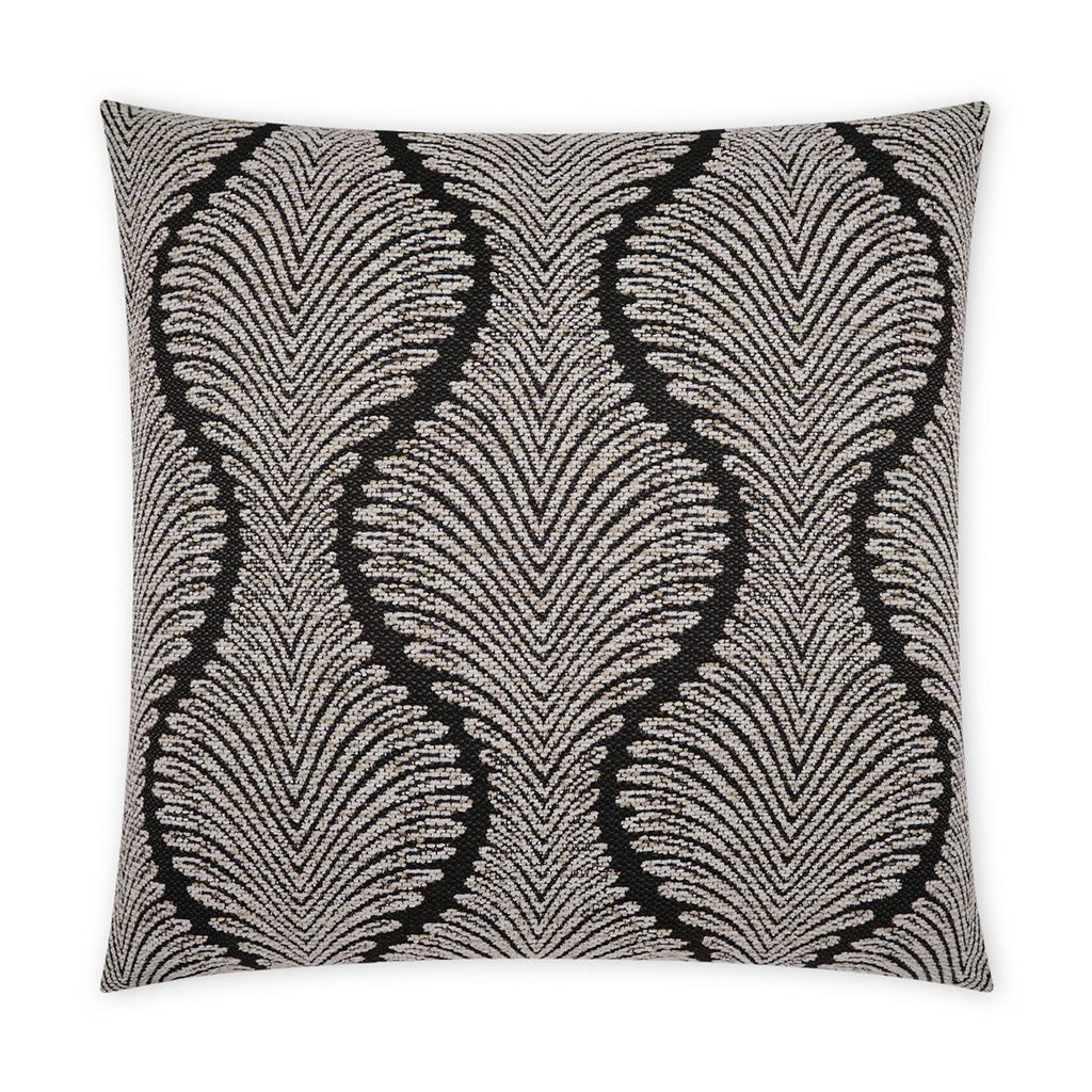 D.V. Kap Home Palmyra Black 22" x 22" Pillow Cover