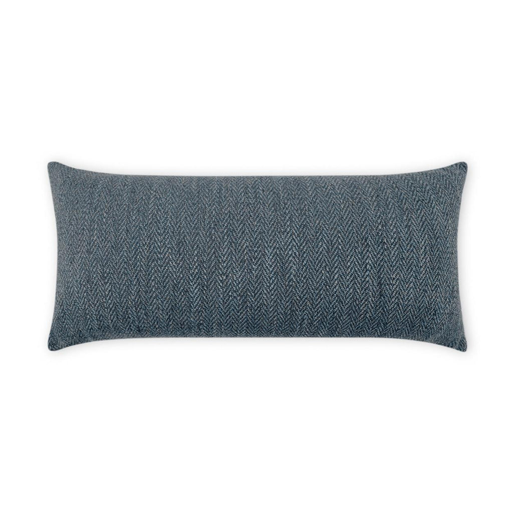 D.V. Kap Home Stratford Lumbar Denim 12" x 24" Pillow Cover