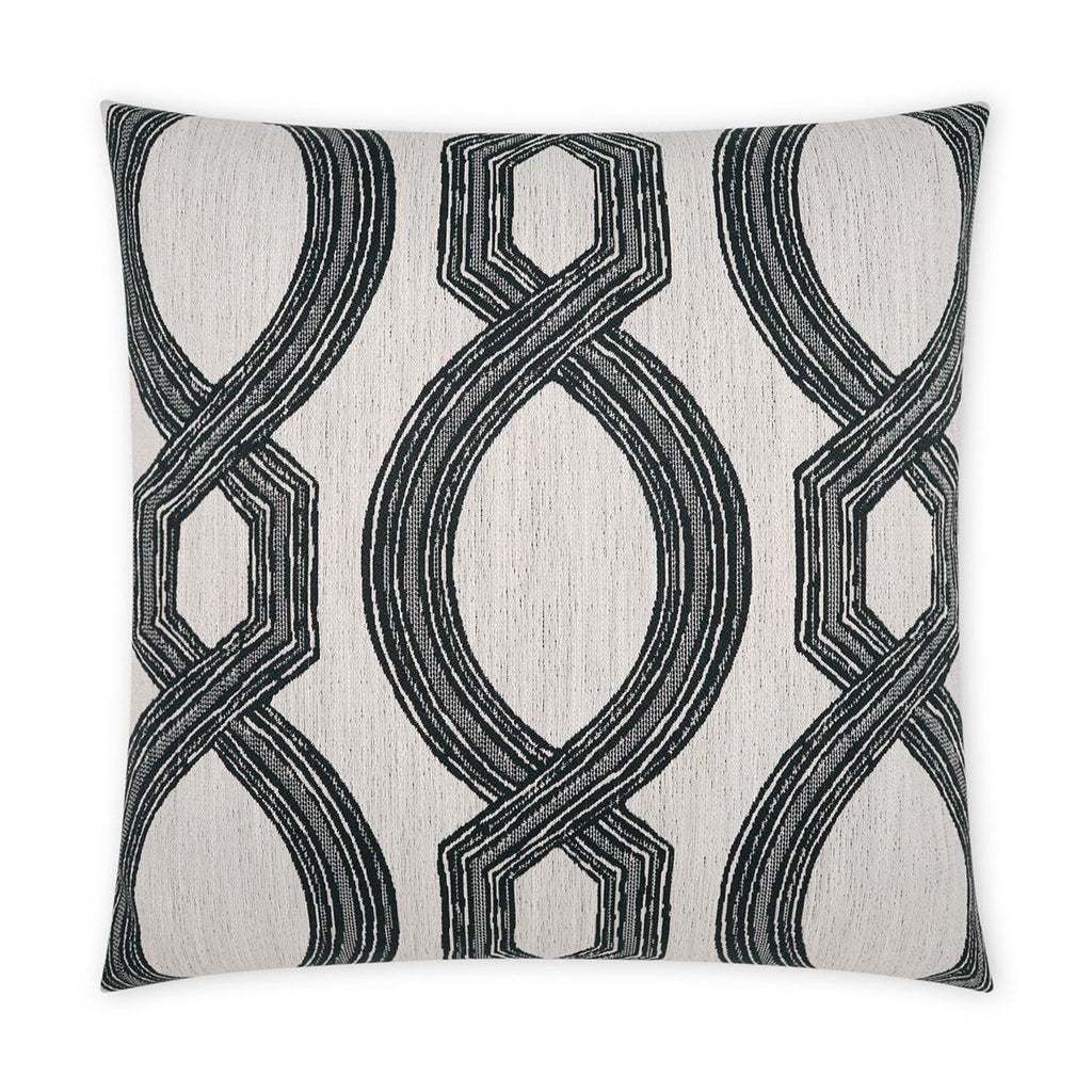 D.V. Kap Home Evadne Black 22" x 22" Pillow Cover