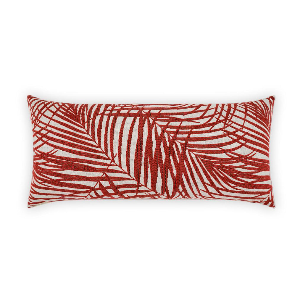 D.V. Kap Home Prudy Lumbar Red 12" x 24" Pillow Cover