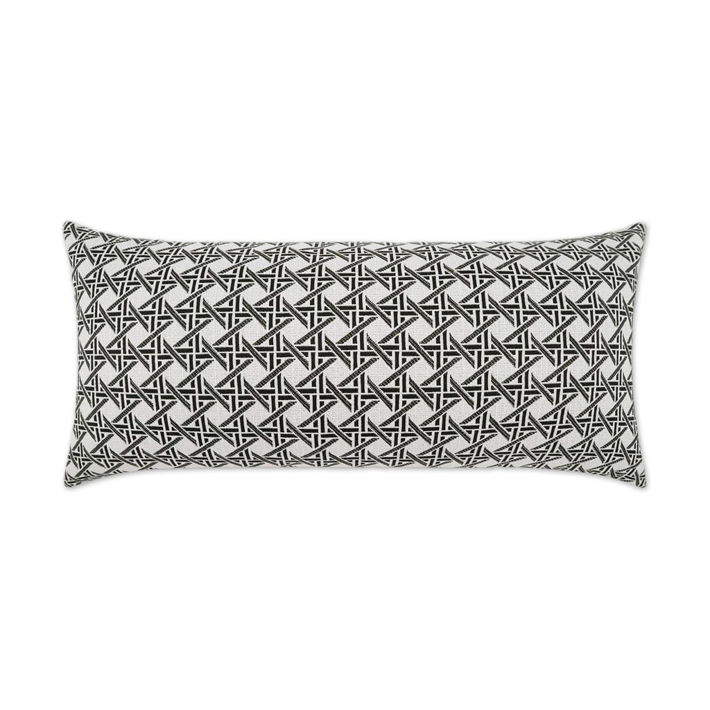 D.V. Kap Home Pella Lumbar Ebony 12" x 24" Pillow Cover