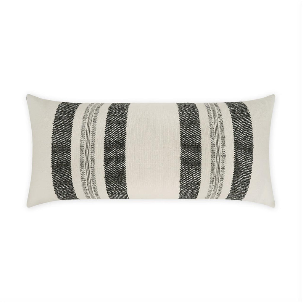 D.V. Kap Home Rumrunner Lumbar Charcoal 12" x 24" Pillow Cover