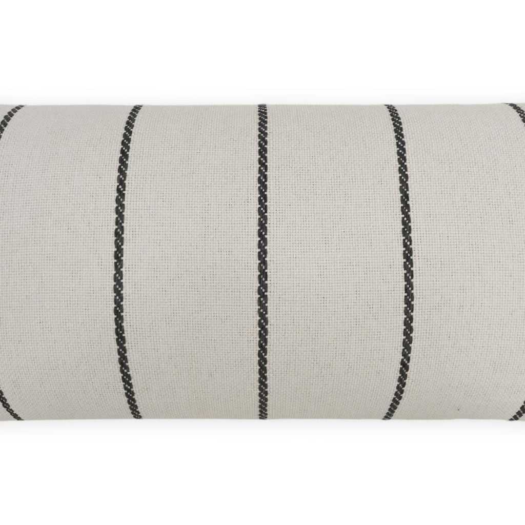 D.V. Kap Home Pencil Lumbar Grey 12" x 24" Pillow Cover