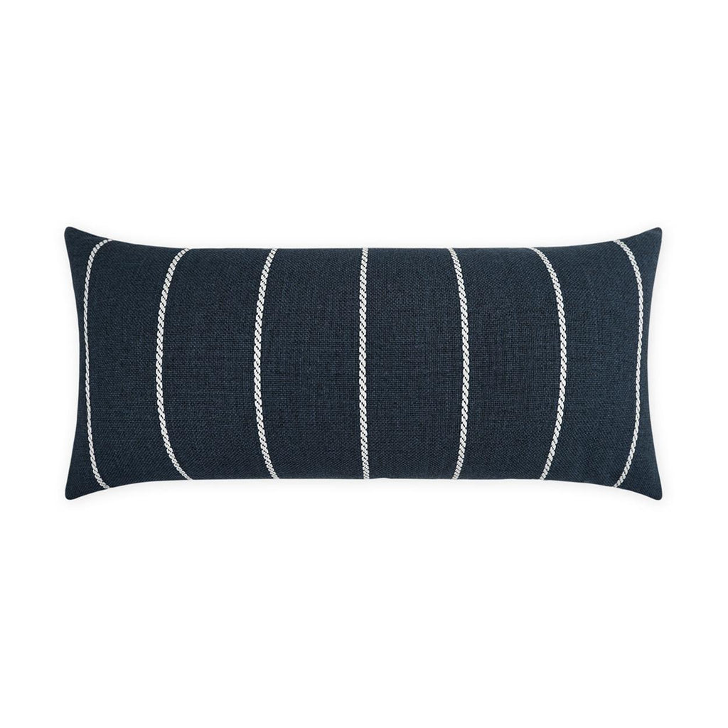 D.V. Kap Home Pencil Lumbar Indigo 12" x 24" Pillow Cover