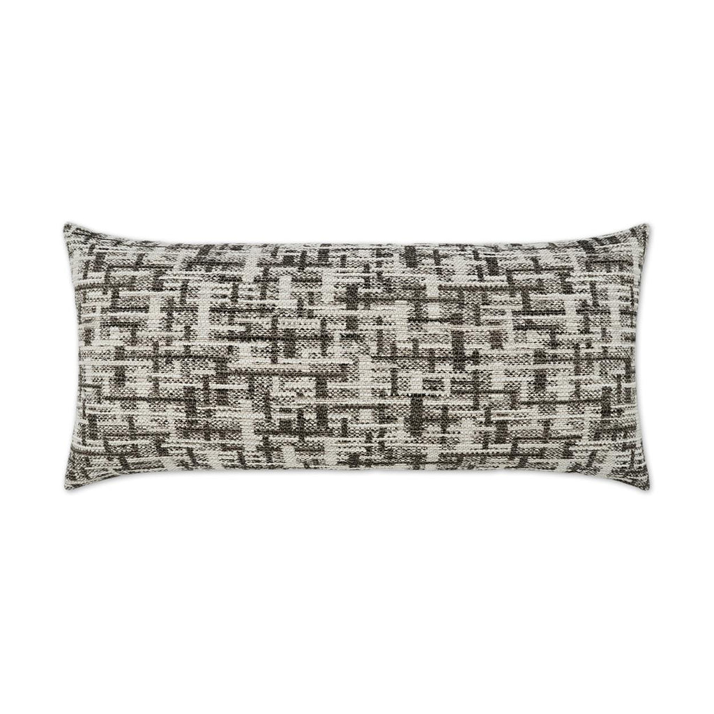 D.V. Kap Home Zahwe Lumbar Grey 12"x24" Pillow Cover