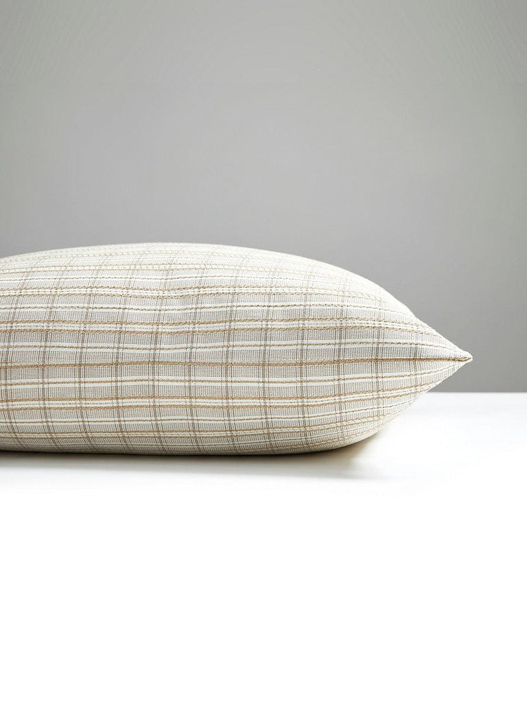 Scalamandre Check Please Outdoor Birch Pillow