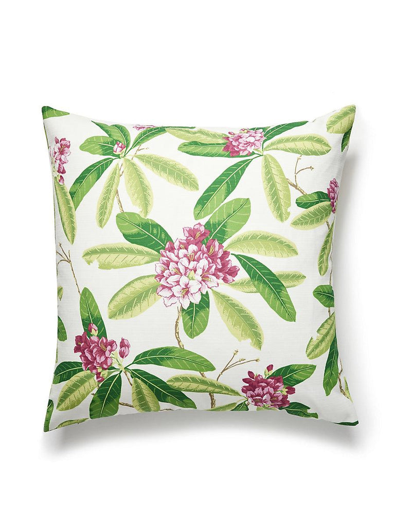 Scalamandre Rhododendron Outdoor Fuschia Pillow