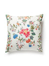 Scalamandre Camellia Trellis 22 X 22 - Cream Multi Pillow