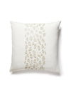 Scalamandre Catwalk Embroidery 22 X 22 - Pearl Pillow