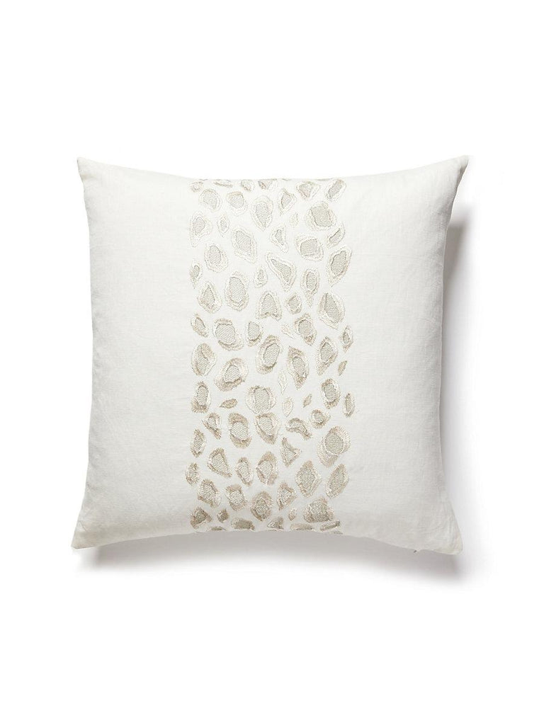 Scalamandre Catwalk Embroidery Pearl Pillow