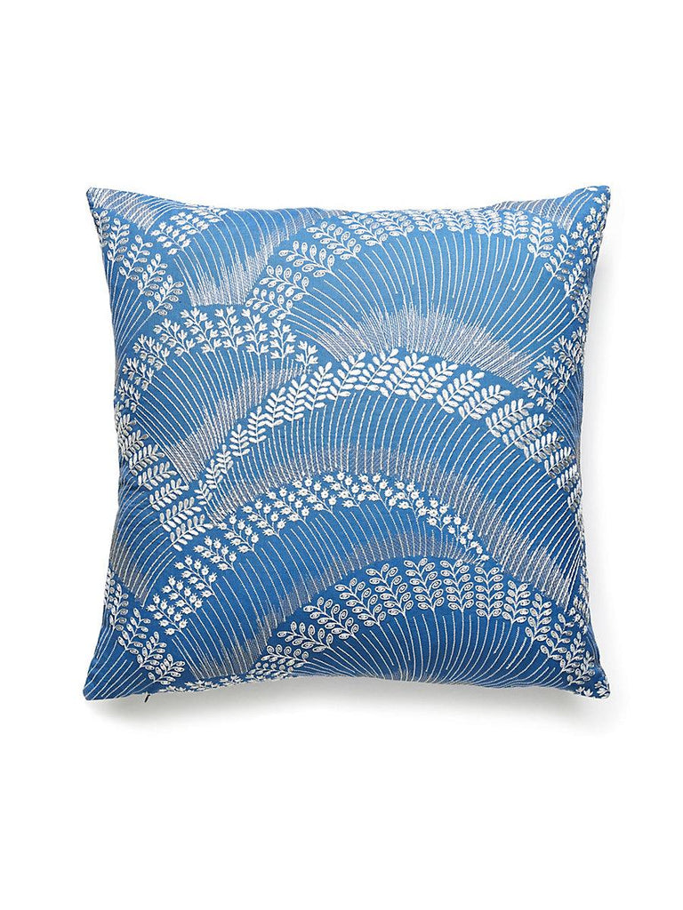 Scalamandre Lovegrass Embroidery Marlin Pillow