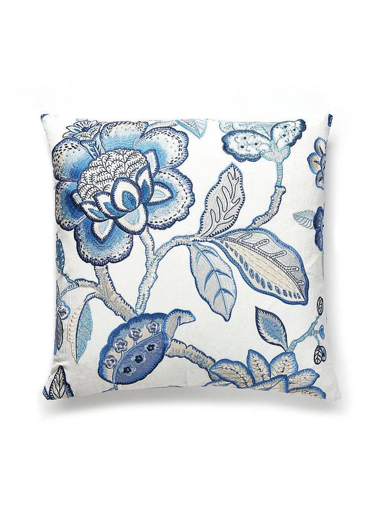 Scalamandre Coromandel Embroidery Porcelain Pillow