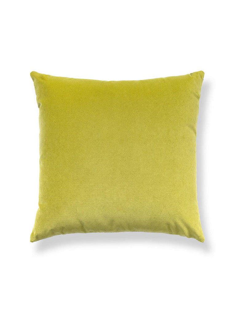 Scalamandre Tigre/Velvet Greens & Black / Chartreuse Pillow