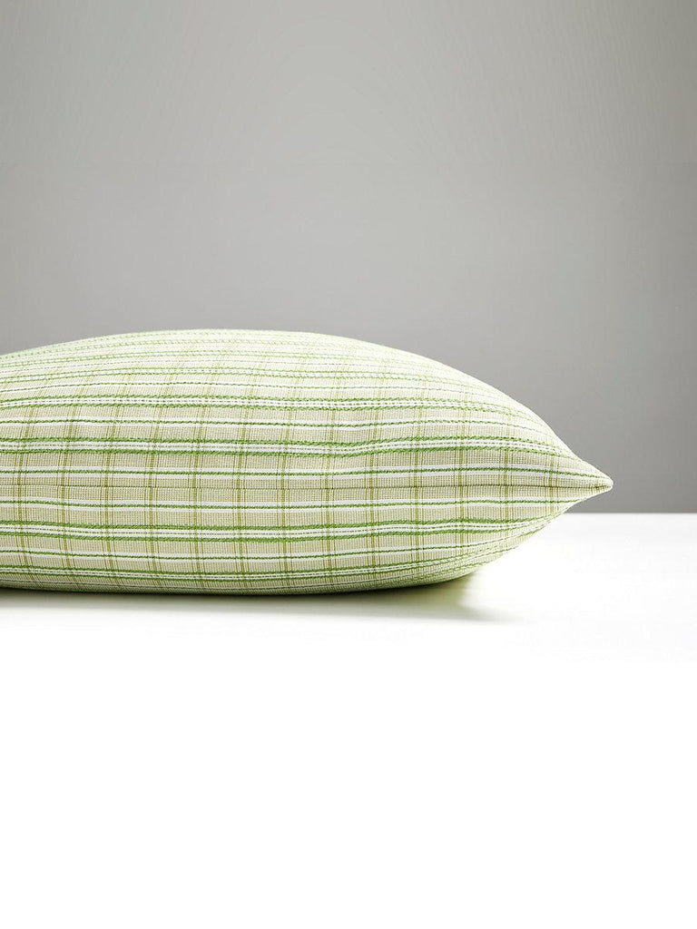 Scalamandre Check Please Outdoor Fern Pillow