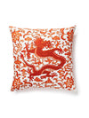 Scalamandre Chi'En Dragon 22 X 22 - Persimmon Pillow