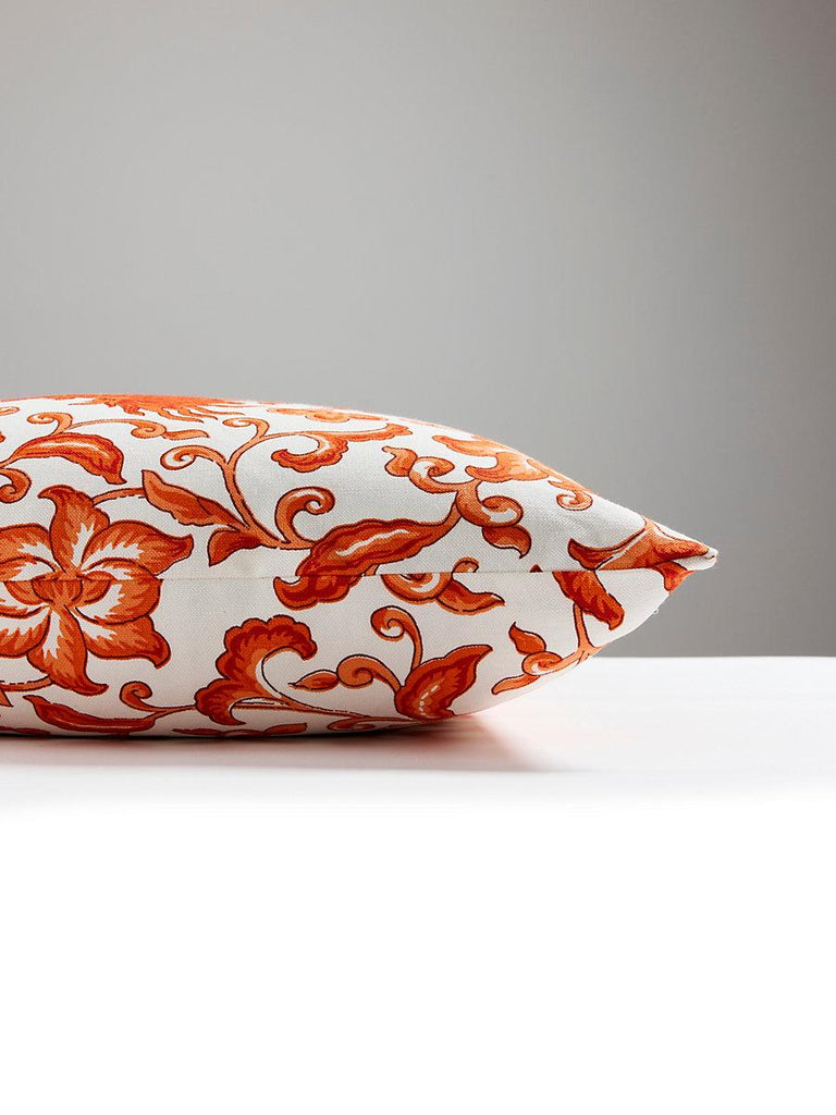 Scalamandre Chi'En Dragon Persimmon Pillow