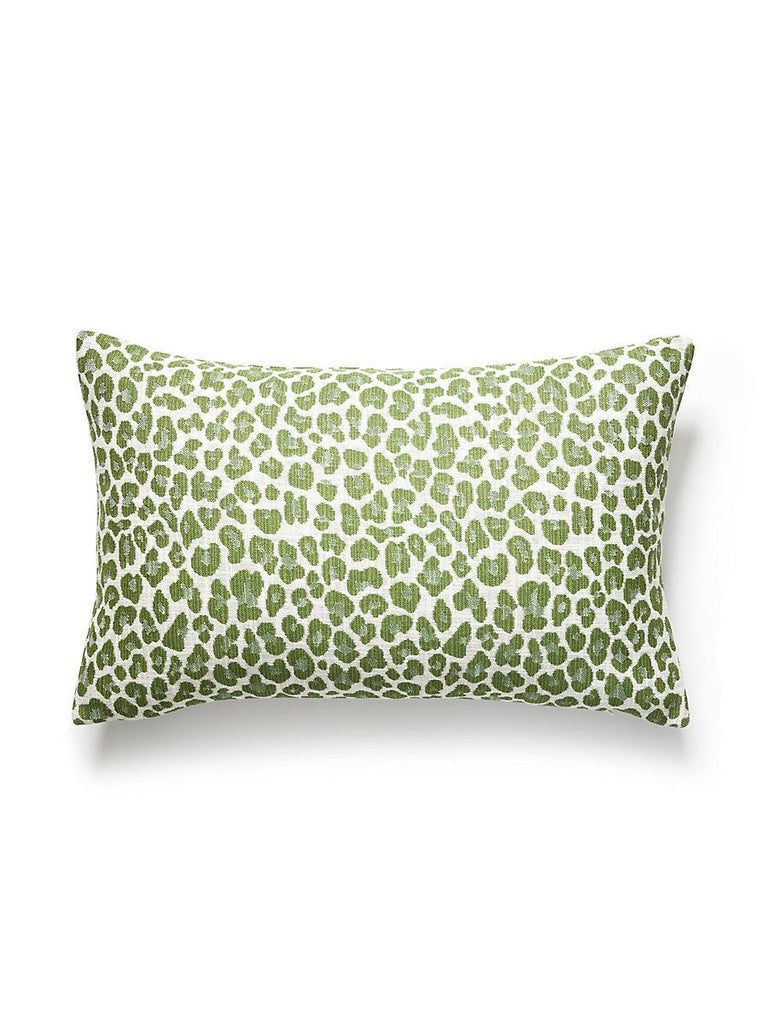 Scalamandre Backyard Bengal Outdoor Lumbar Ivy Pillow