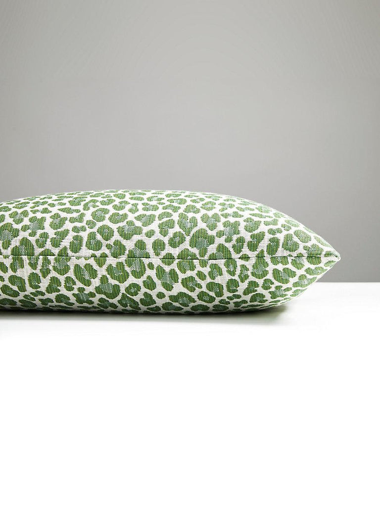 Scalamandre Backyard Bengal Outdoor Lumbar Ivy Pillow