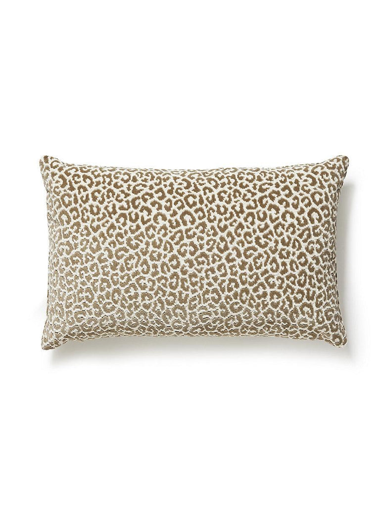 Scalamandre Panthera Velvet Lumbar Sable Pillow