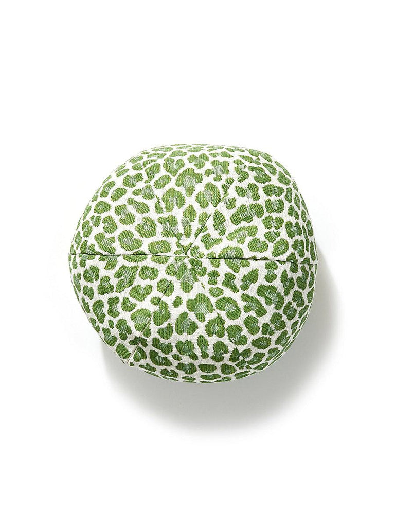 Scalamandre Backyard Bengal Outdoor Sphere Ivy Pillow