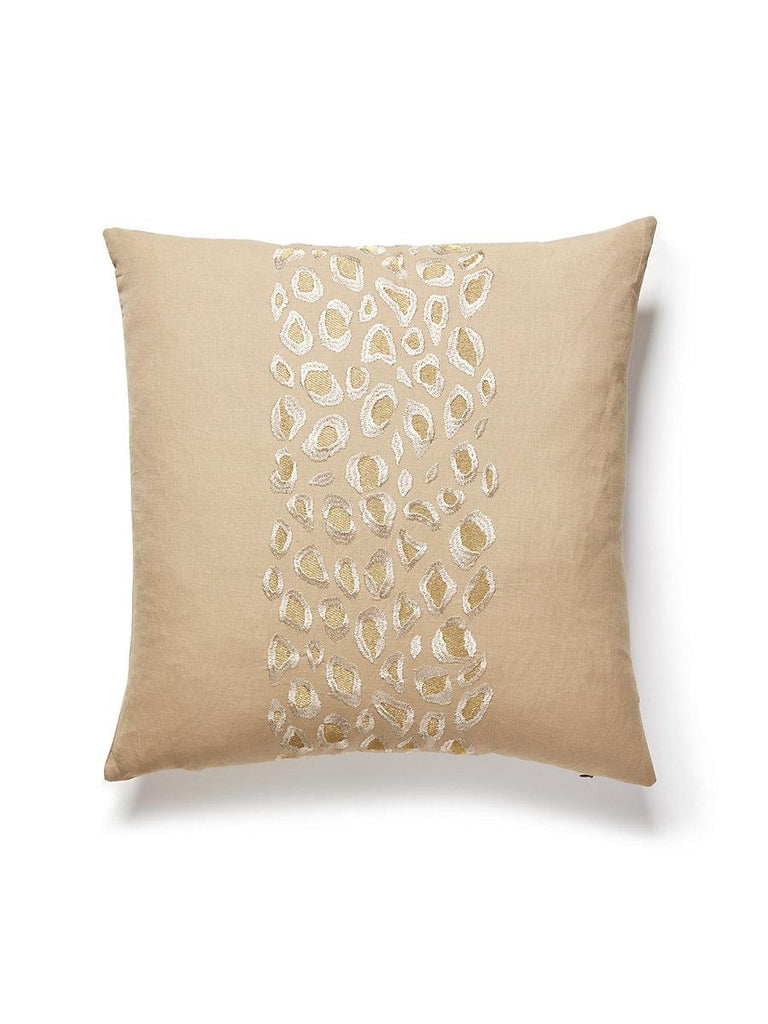 Scalamandre Catwalk Embroidery Desert Pillow