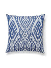 Scalamandre Borneo Ikat Outdoor Indigo Pillow