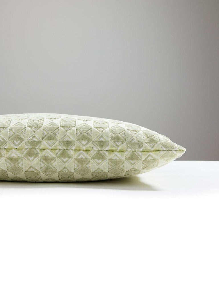 Scalamandre Parlor Velvet Lumbar - Pistachio Pillow