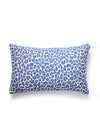 Scalamandre Backyard Bengal Outdoor Lumbar 14 X 22 - Cobalt Pillow