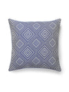 Scalamandre Antigua Weave Outdoor 22 X 22 - Indigo Pillow