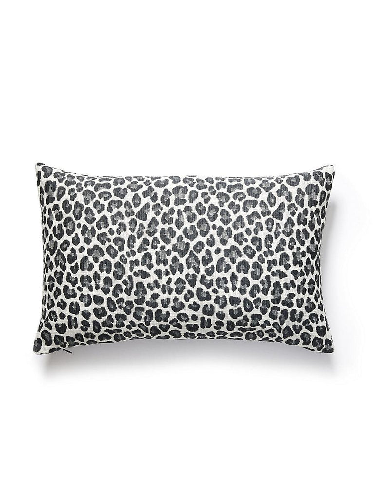 Scalamandre Backyard Bengal Outdoor Lumbar Slate Pillow