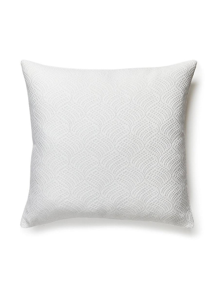 Scalamandre Playa Grande Outdoor White Pillow