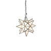 Worlds Away Sm Frosted Star Chandelier