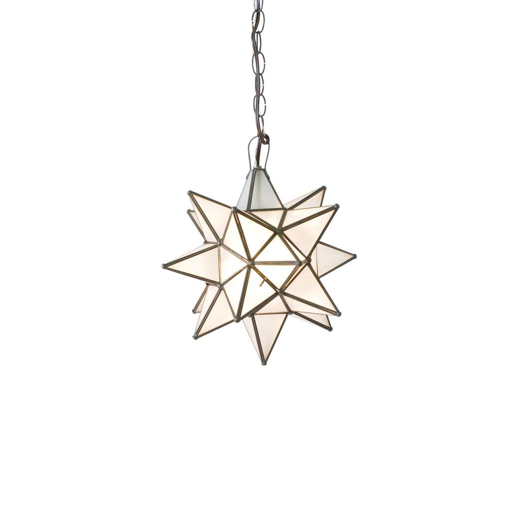 Worlds Away SM FROSTED STAR CHANDELIER