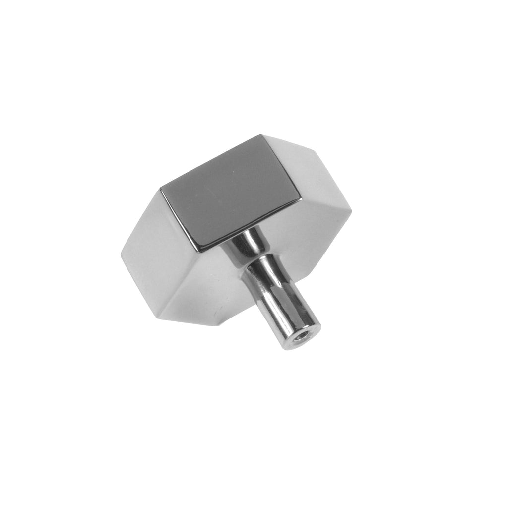 Worlds Away HEXAGON SHAPED PULL IN NICKEL