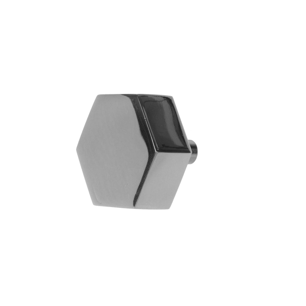 Worlds Away HEXAGON SHAPED PULL IN NICKEL