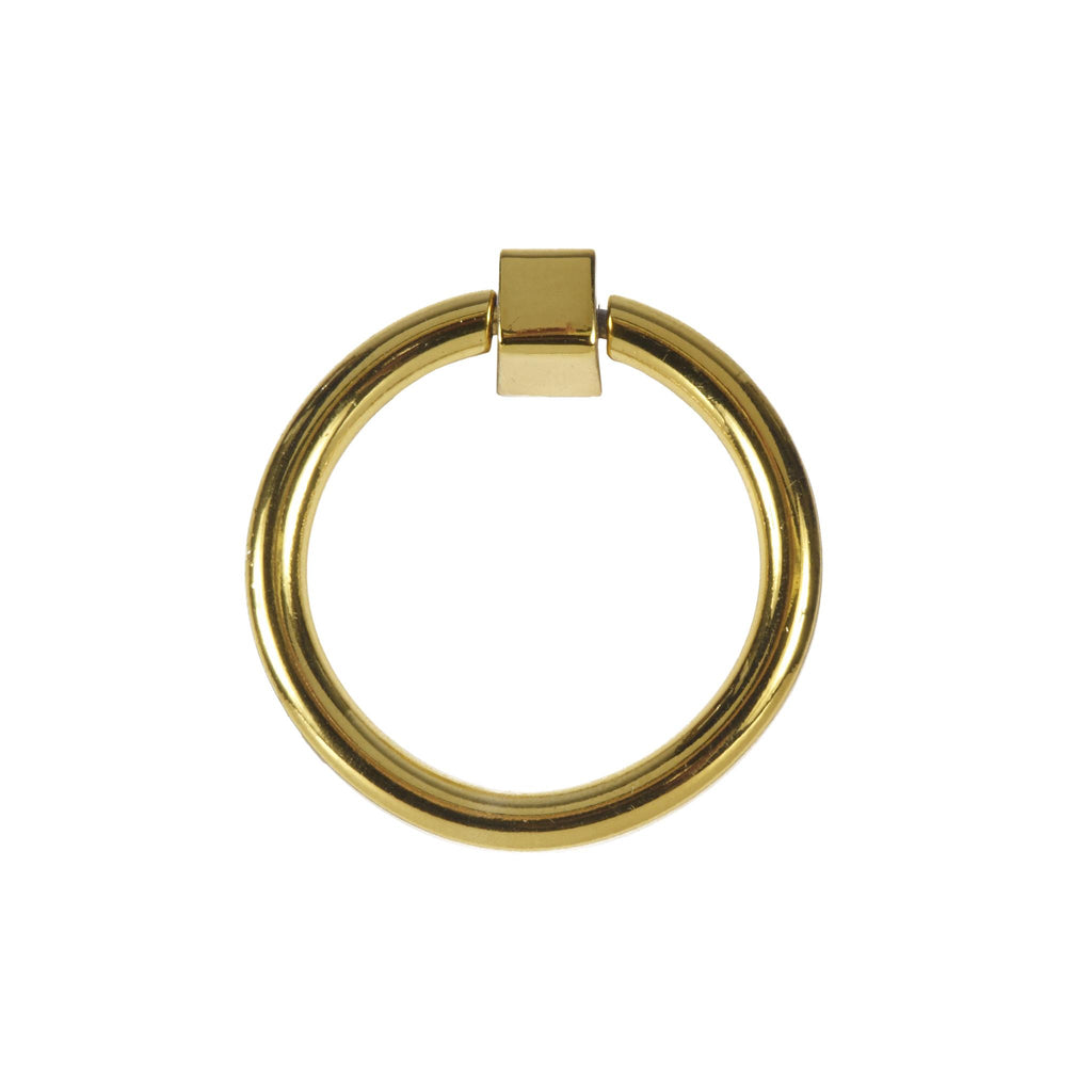 Worlds Away CIRCULAR PULL IN BRASS