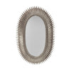 Worlds Away Oval Starburst Mirror In Silver Leaf_X000D_