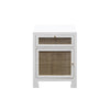 Worlds Away Cabinet W Cane Door Front In White Lacquer