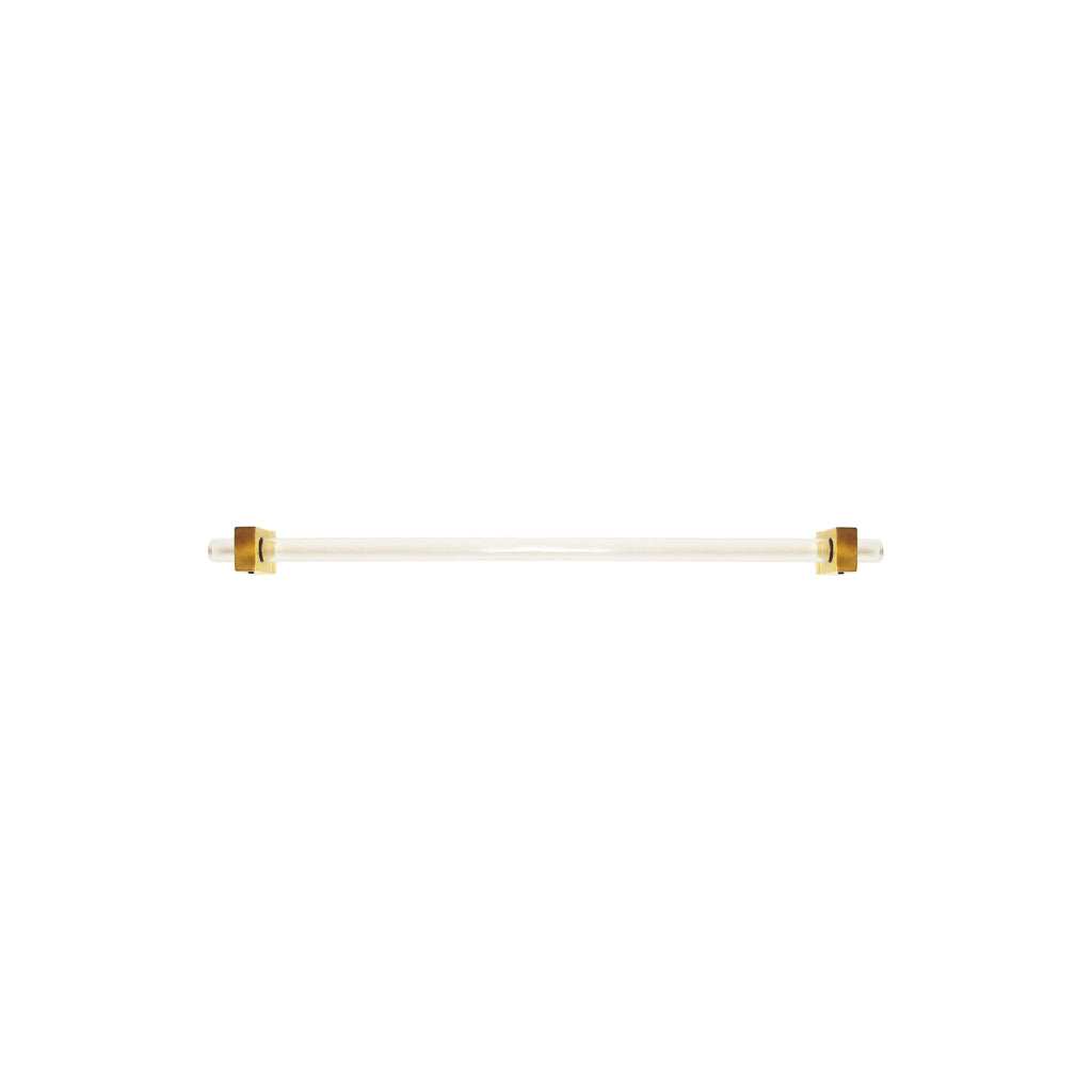 Worlds Away ACRYLIC AND BRASS MINIMAL TOWEL BAR