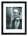 Worlds Away Steve Mcqueen Boxing - Black Lacquer Frame