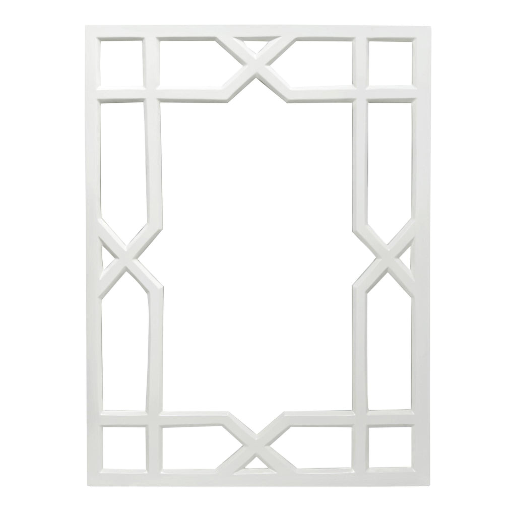 Worlds Away WHITE LQR TRELLIS MIR