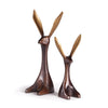 Napa Bronze Jackrabbits, Set Of 2