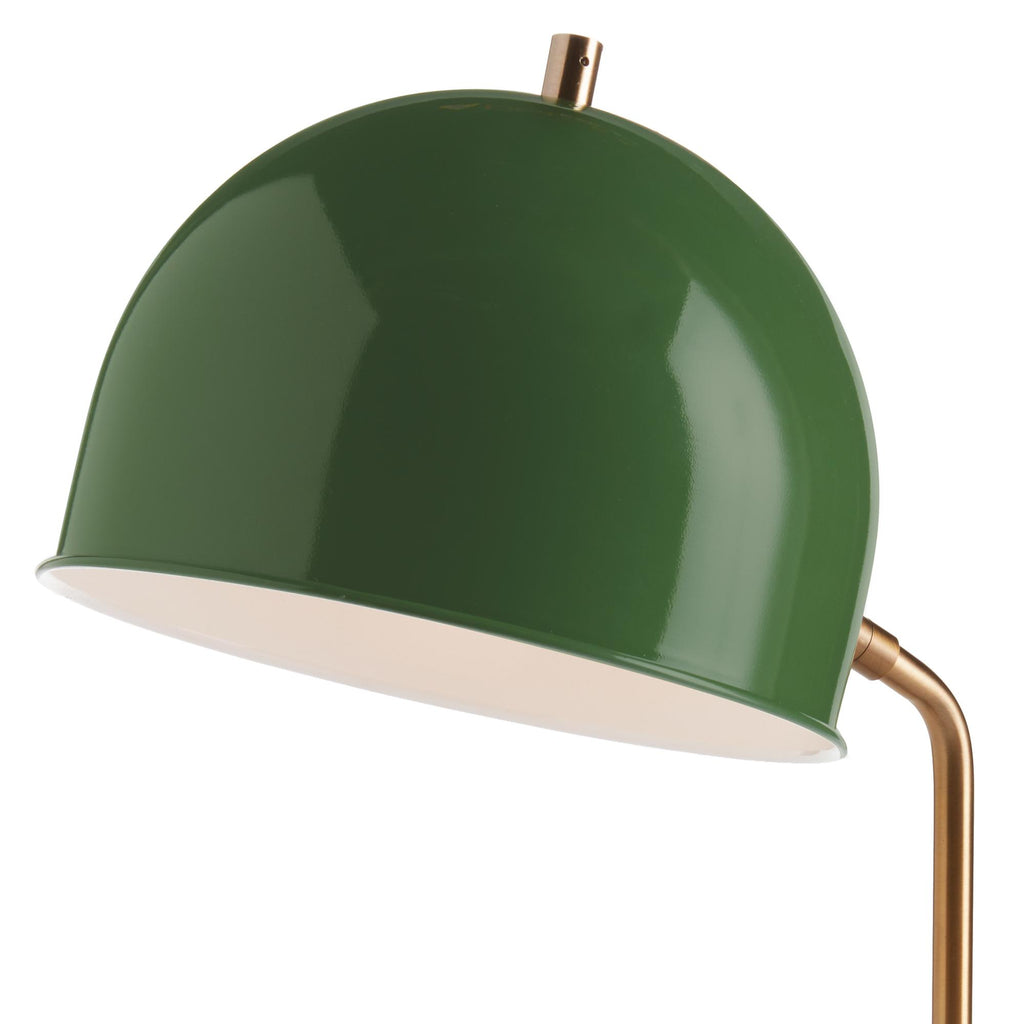 Napa Green/Brass Clive Desk Lamp