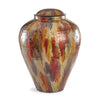 Napa Multicolored/Red/Tan Carnelian Lidded Urn Large