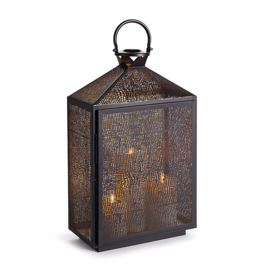 Napa Black/Gold Amhurst Lantern Large