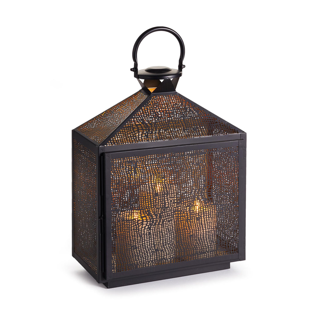 Napa Black/Gold Amhurst Lantern Medium